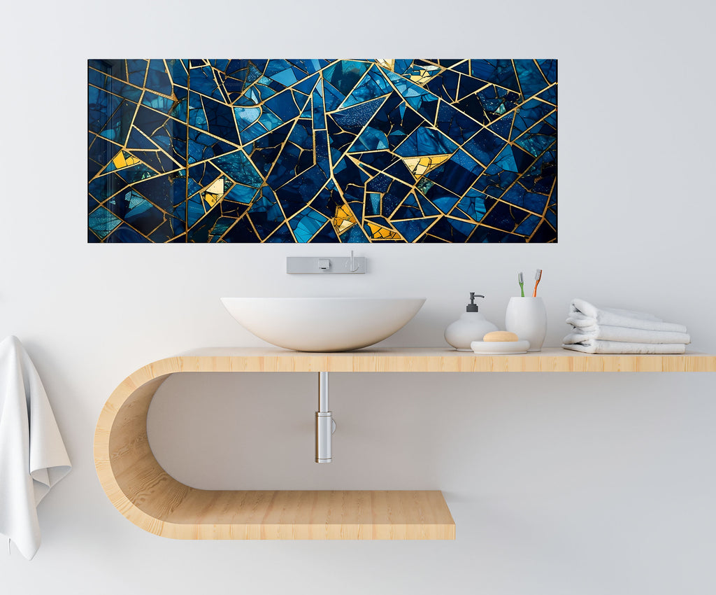 a white bowl sitting on top of a wooden shelf