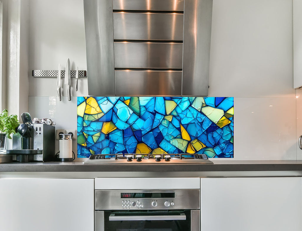 a stove top oven sitting inside of a kitchen