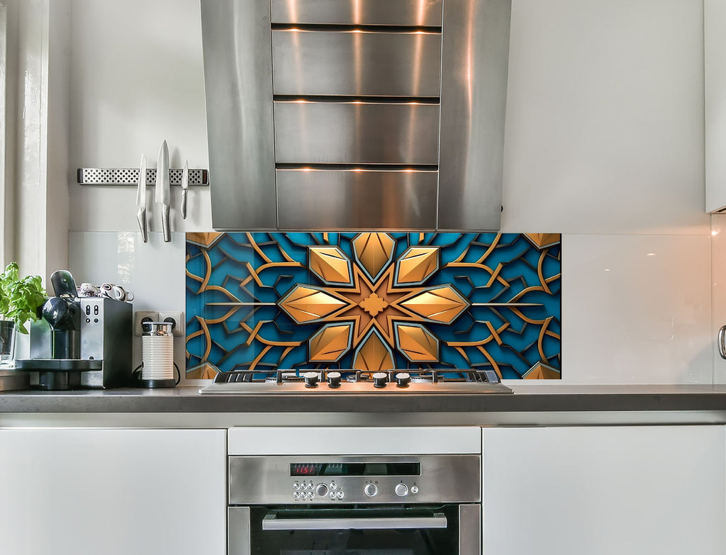 a stove top oven sitting inside of a kitchen