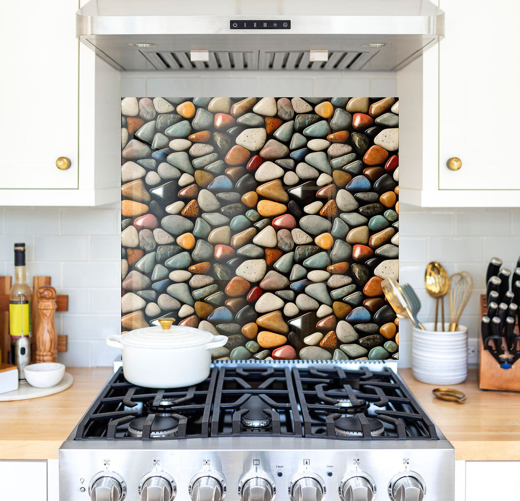 a stove top oven sitting inside of a kitchen