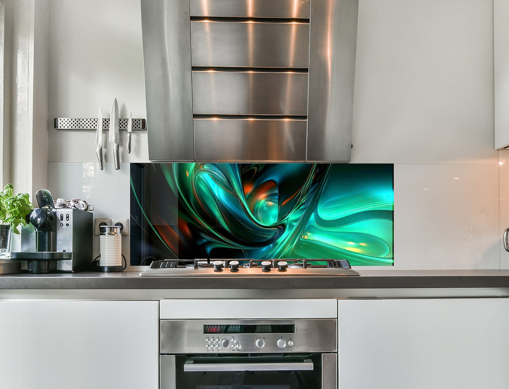 a kitchen with stainless steel appliances and white cabinets