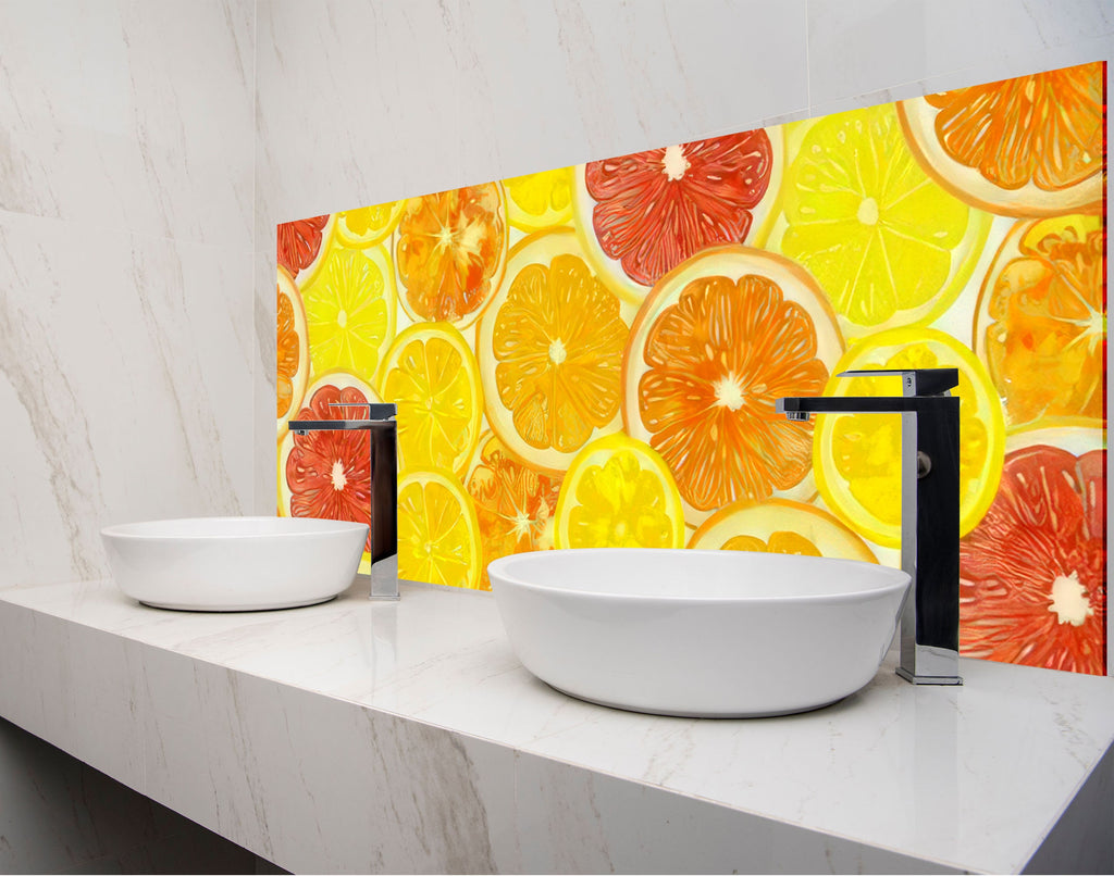 two white bowls sitting on top of a counter