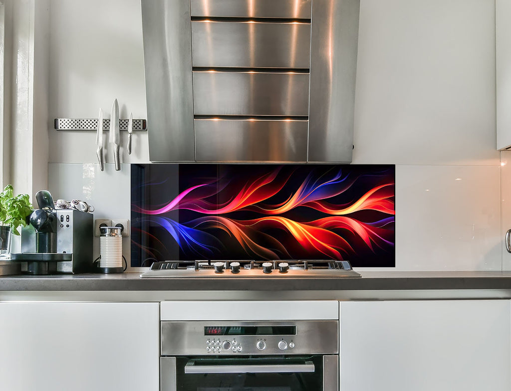 a stove top oven sitting inside of a kitchen