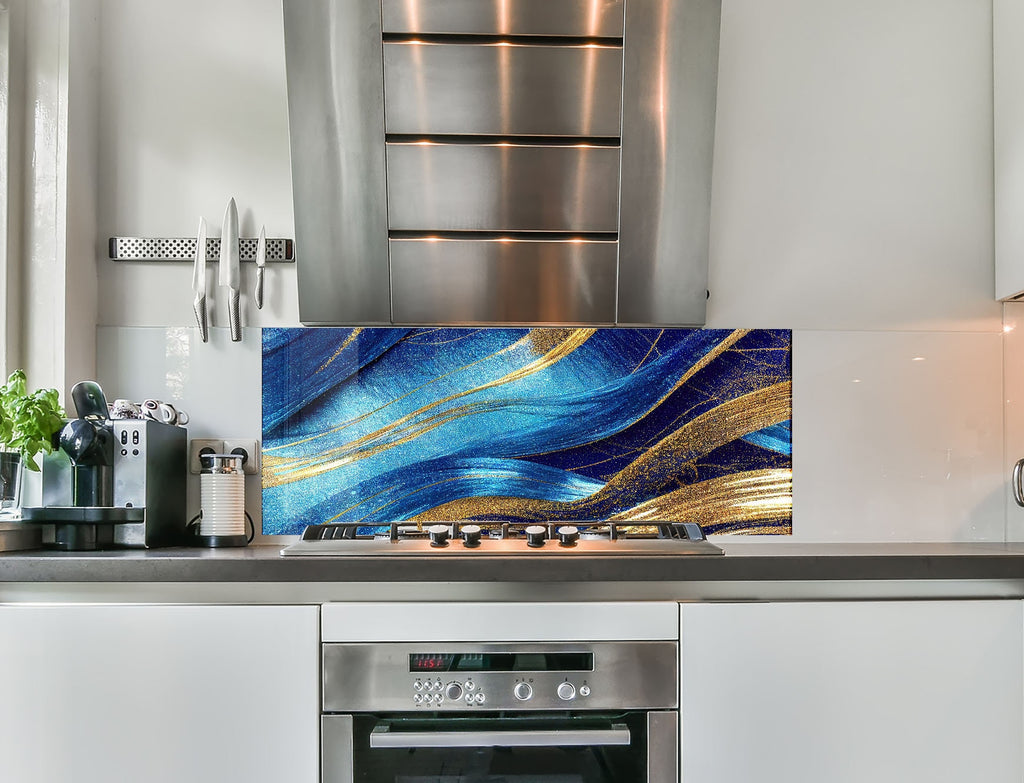 a stove top oven sitting inside of a kitchen