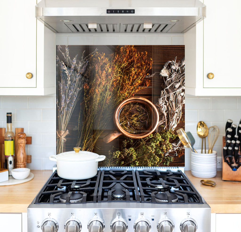 a stove top oven sitting inside of a kitchen