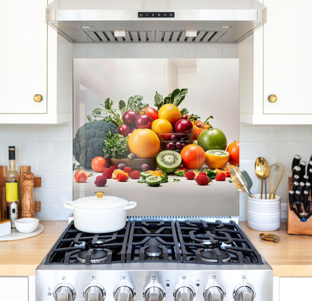 a stove top oven sitting inside of a kitchen