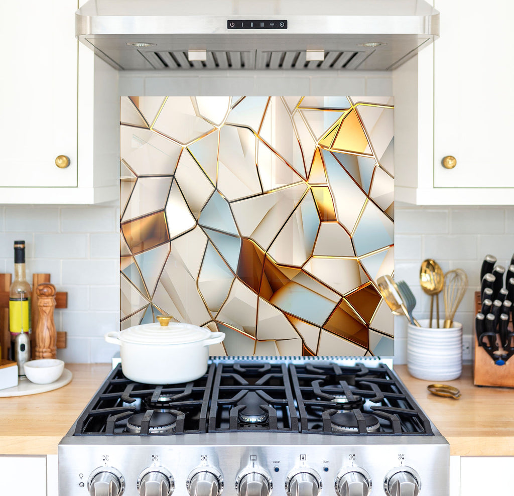 a stove top oven sitting inside of a kitchen