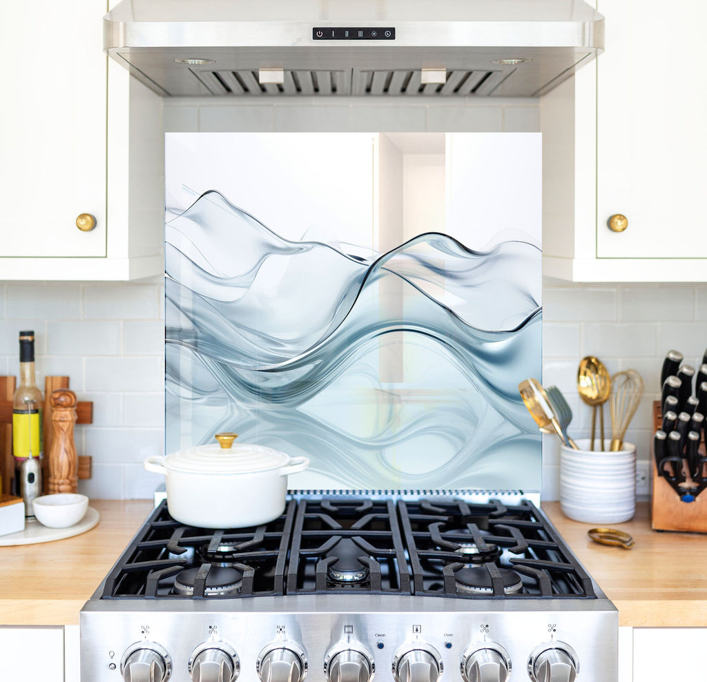 a stove top oven sitting inside of a kitchen