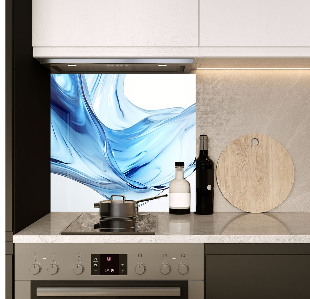 a stove top oven sitting inside of a kitchen