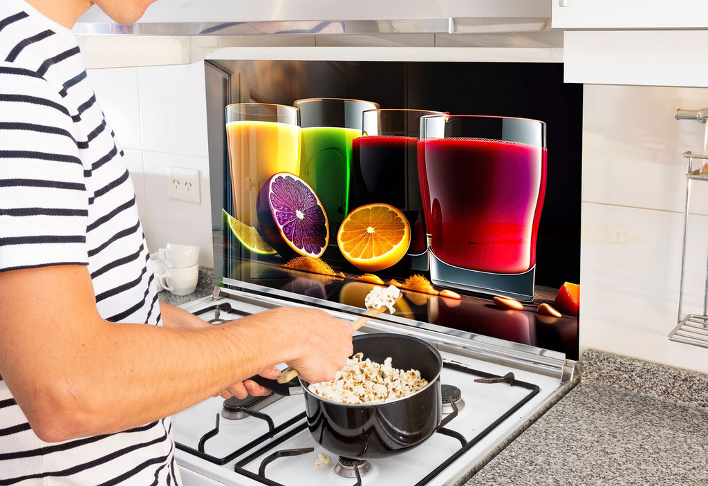 a man is cooking food on the stove