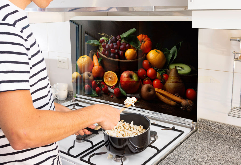 a man is cooking food on the stove