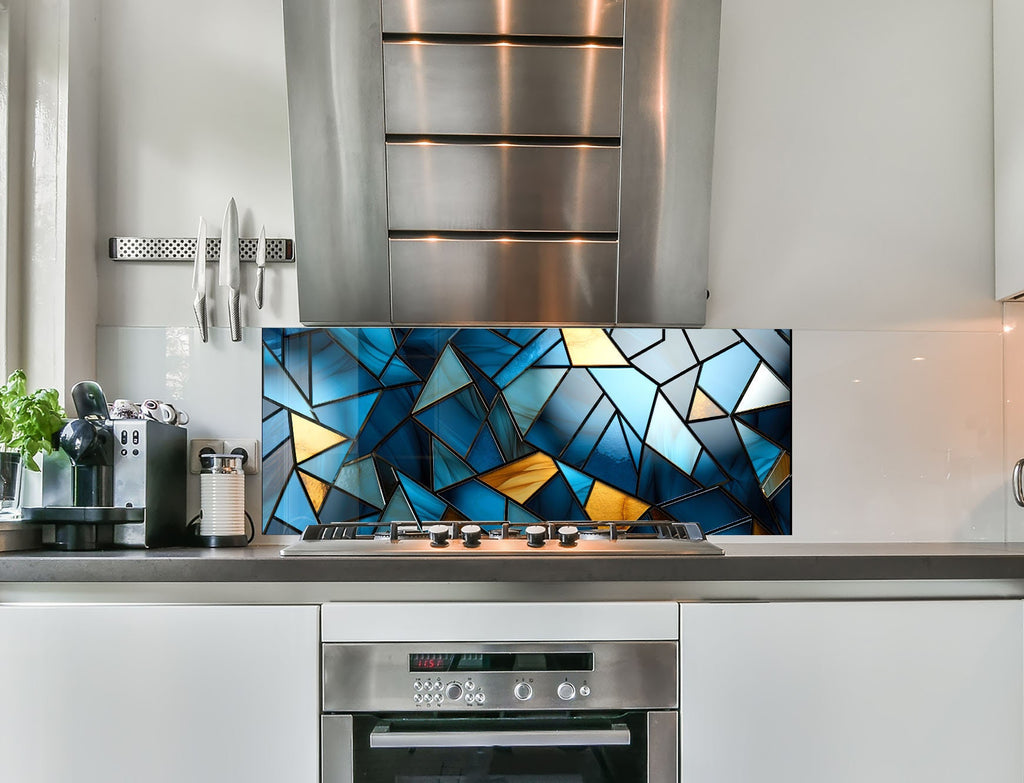 a stove top oven sitting inside of a kitchen