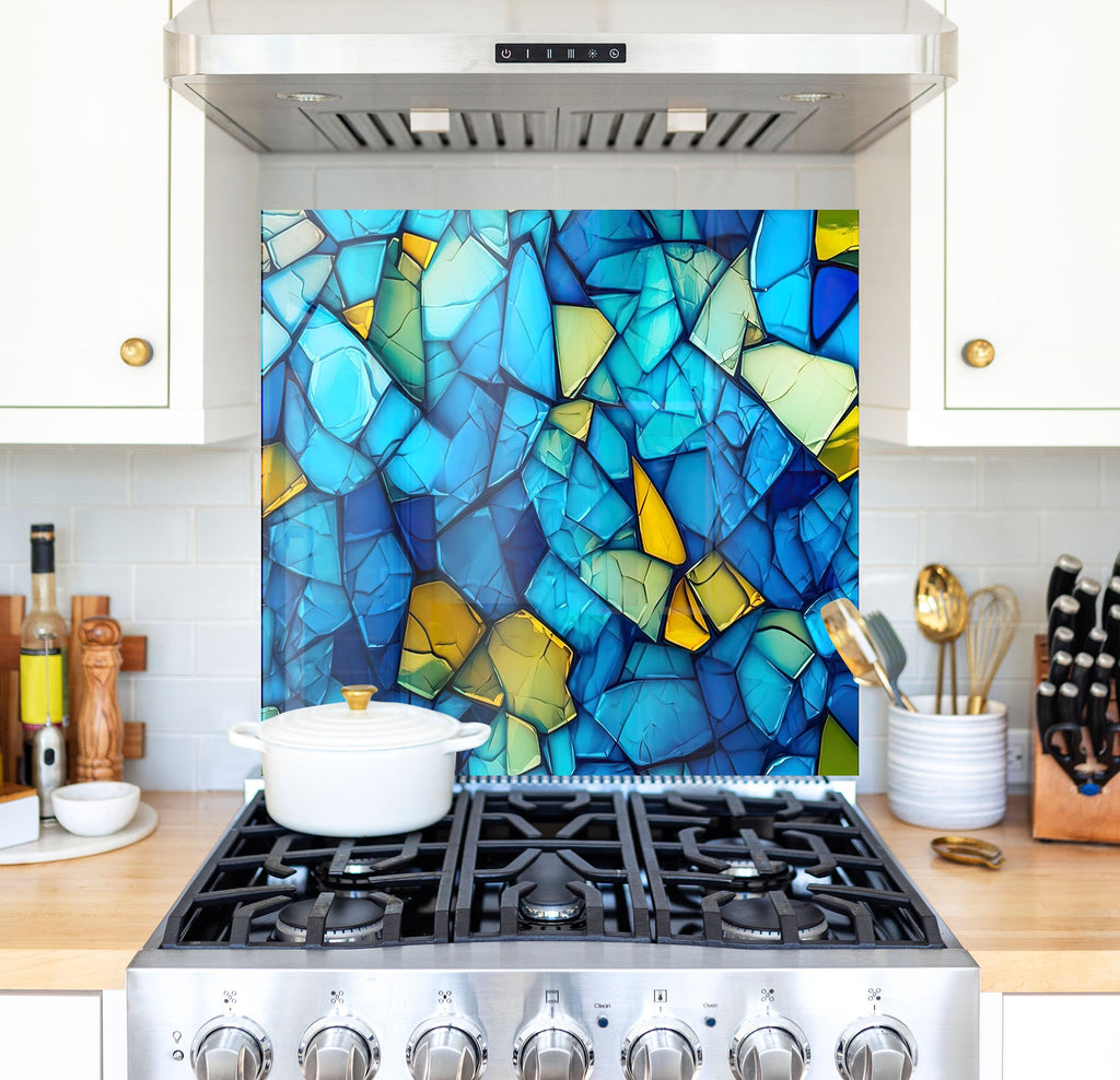 a stove top oven sitting inside of a kitchen