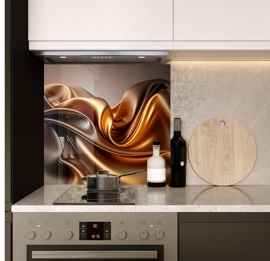 a stove top oven sitting inside of a kitchen