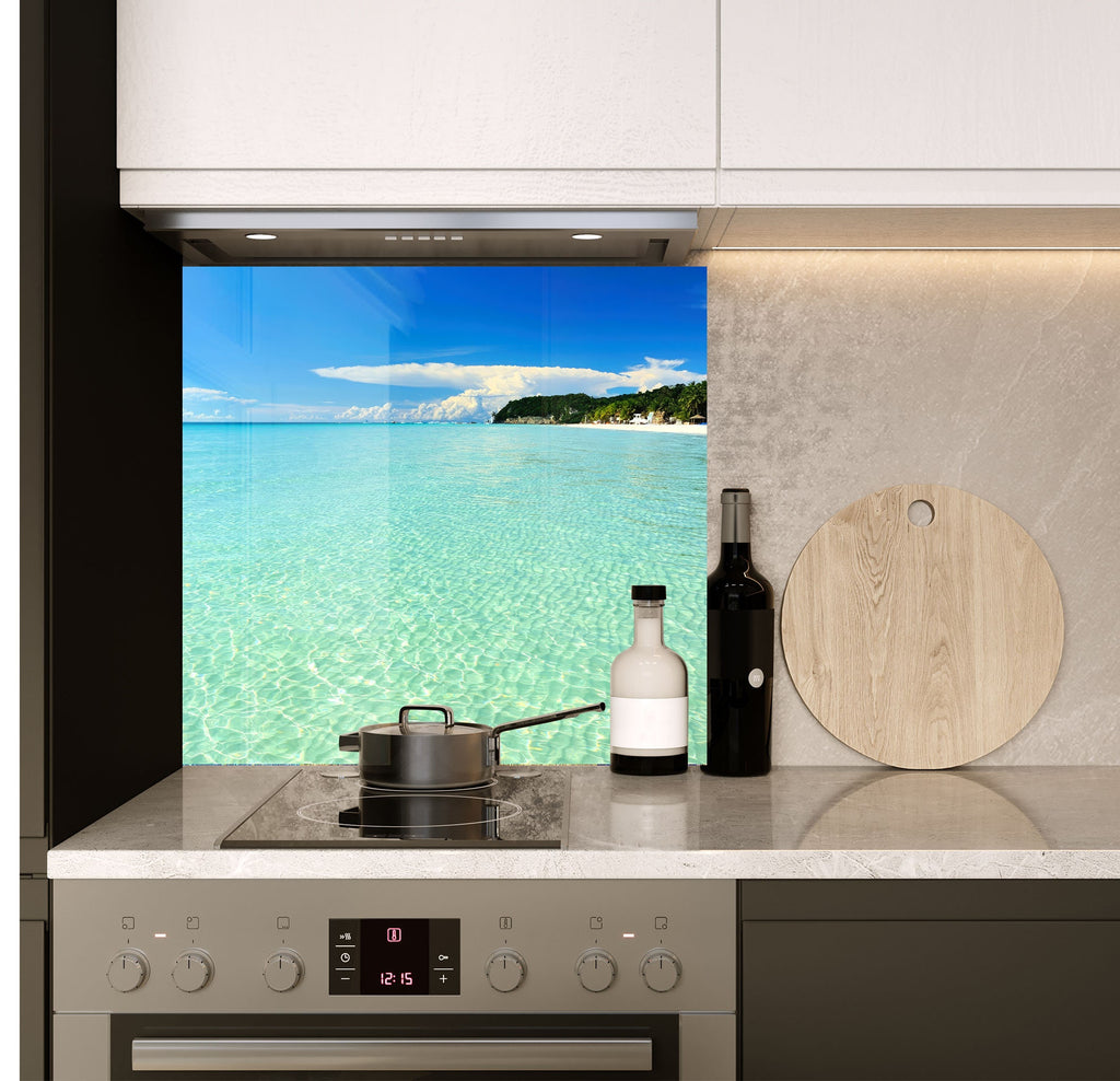 a stove top oven sitting inside of a kitchen