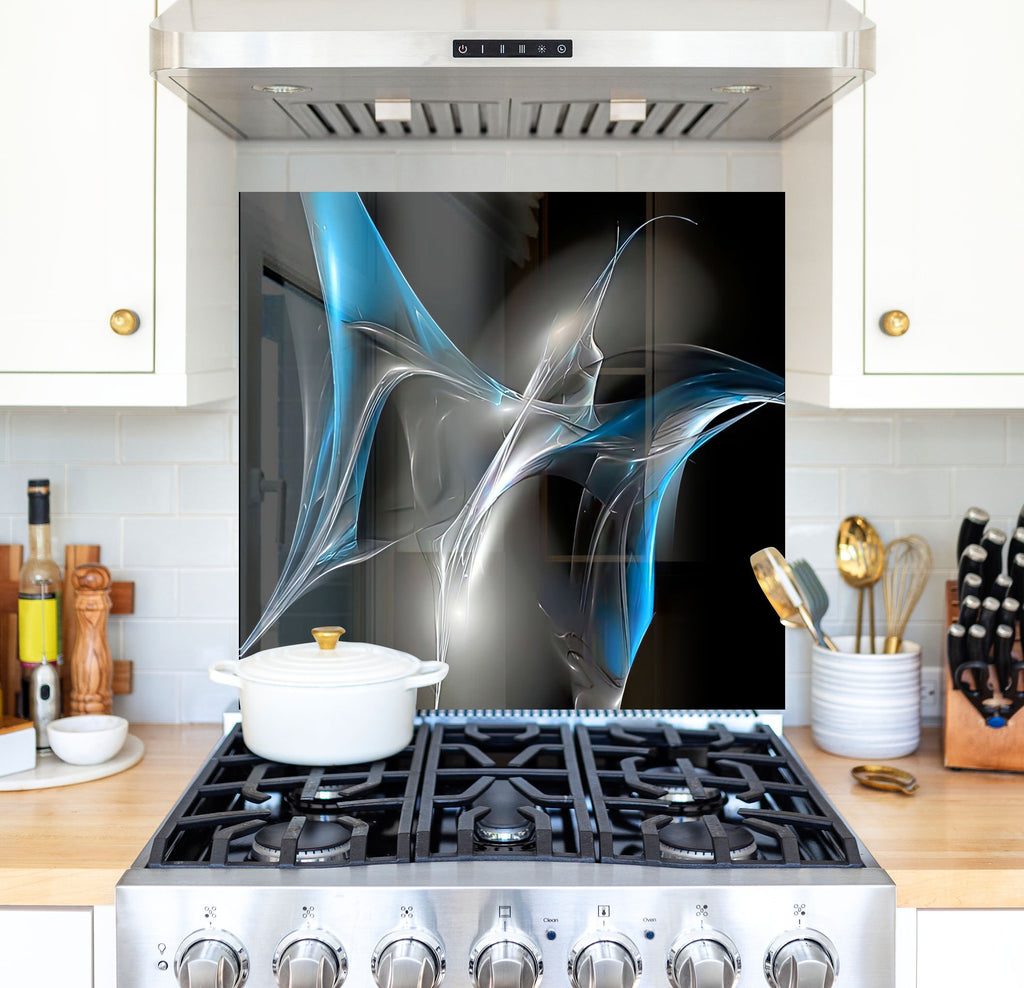 a stove top oven sitting inside of a kitchen