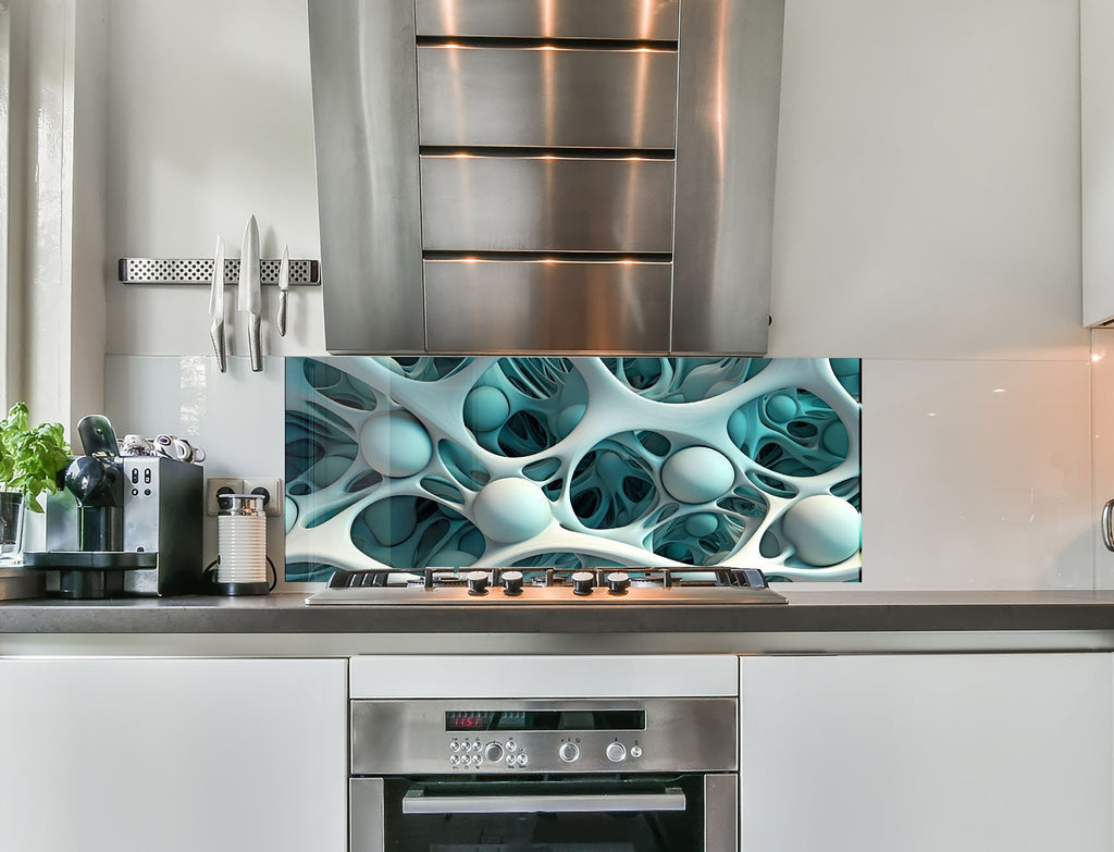 a stove top oven sitting inside of a kitchen