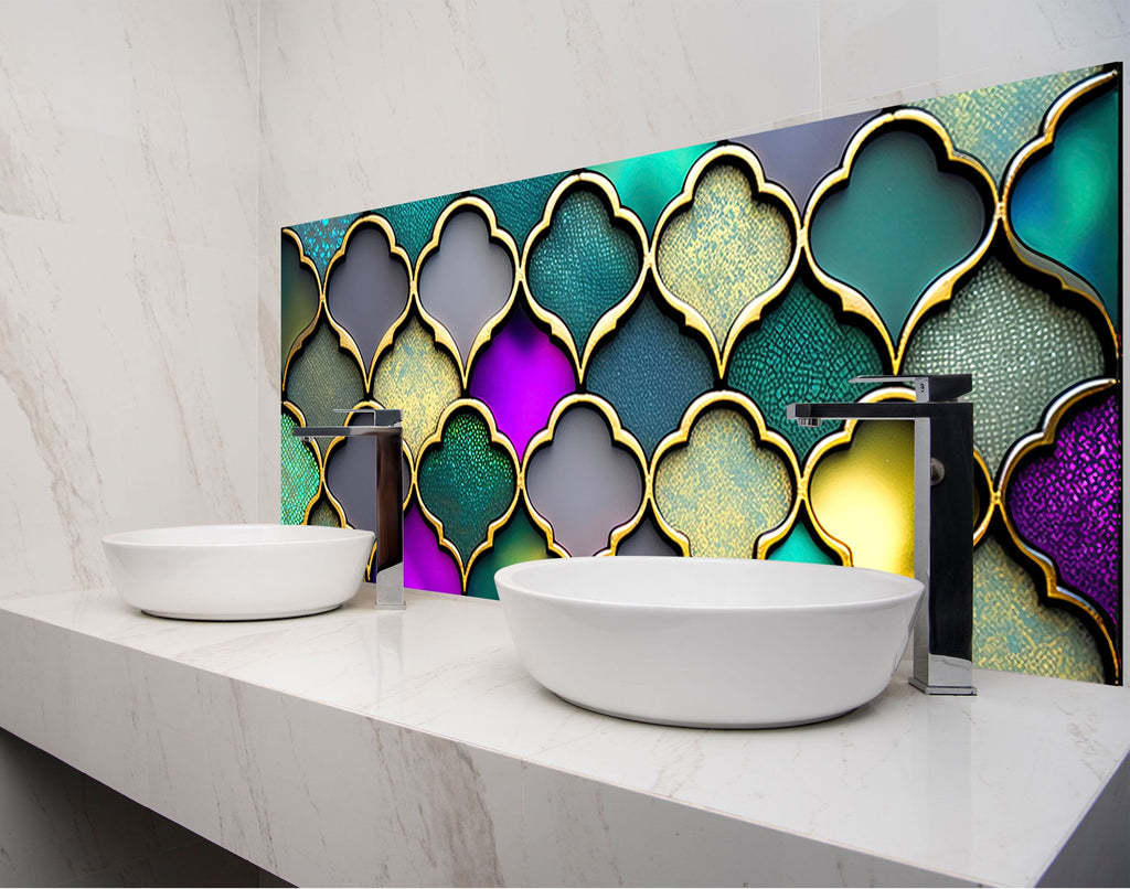 two white bowls sitting on top of a counter