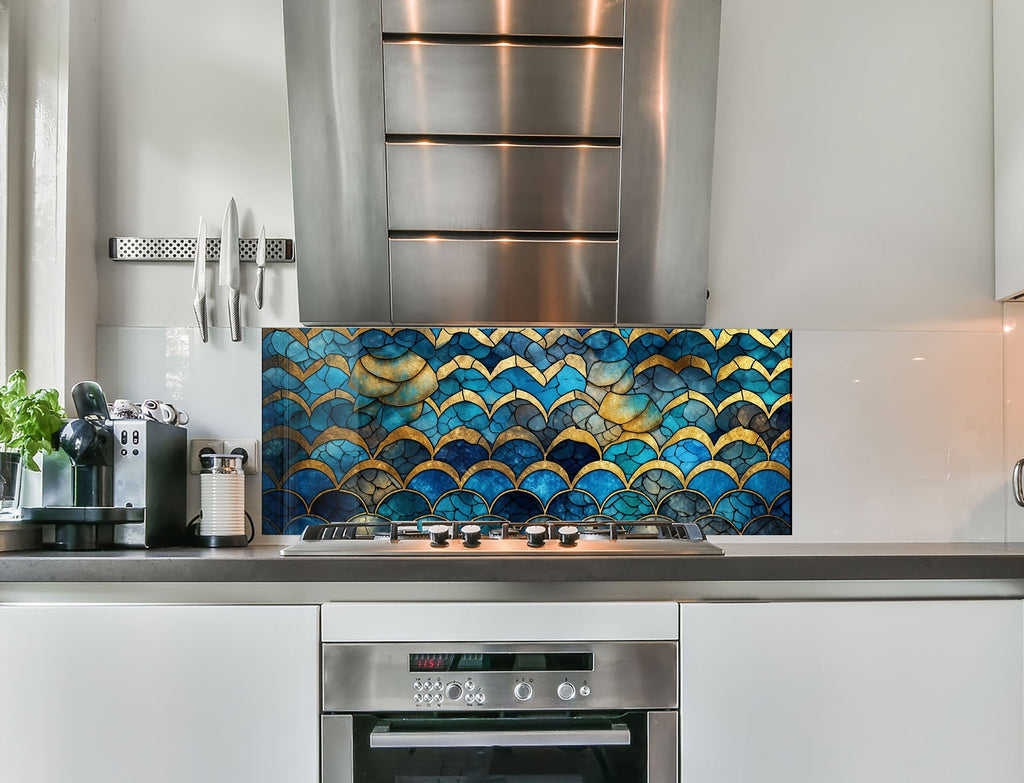 a stove top oven sitting inside of a kitchen