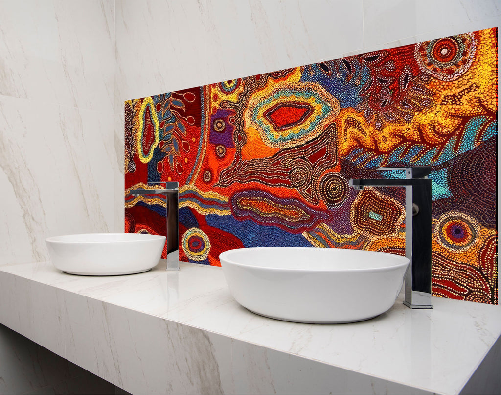 two white bowls sitting on top of a counter