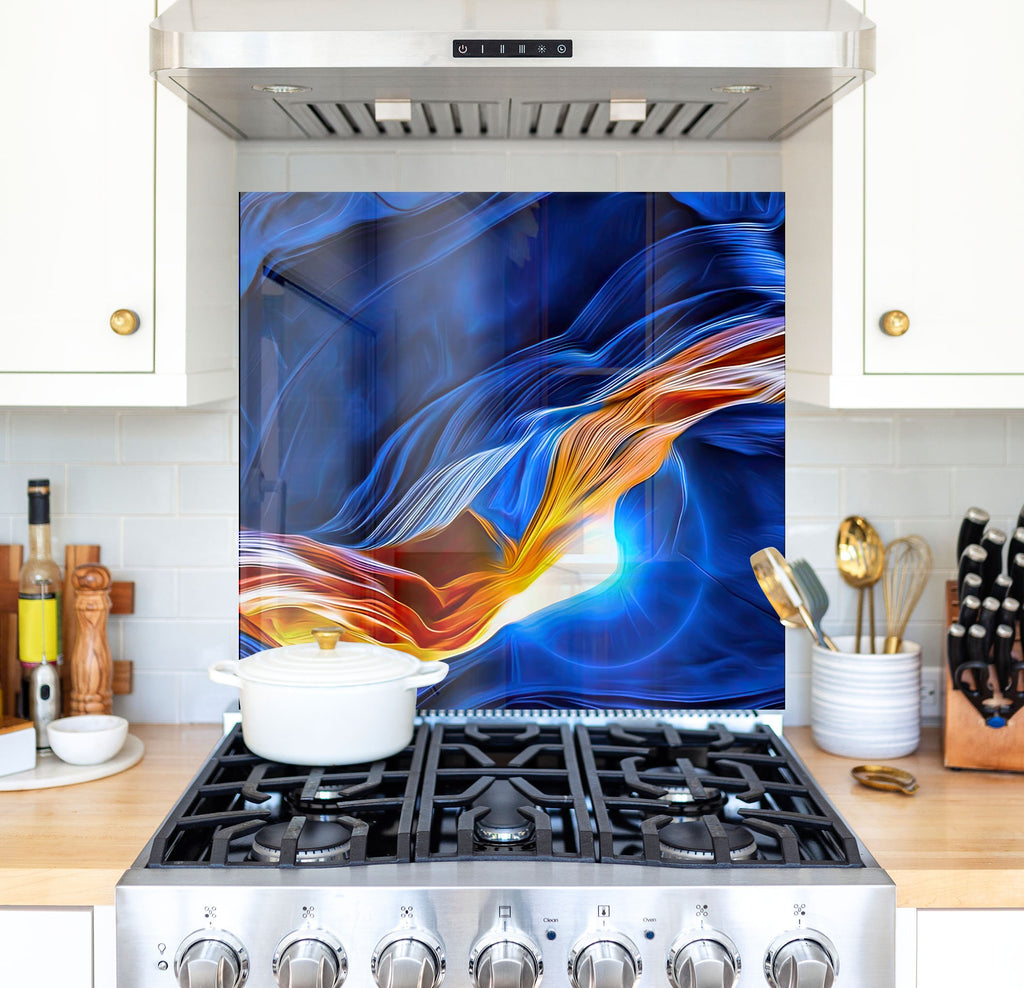 a stove top oven sitting inside of a kitchen