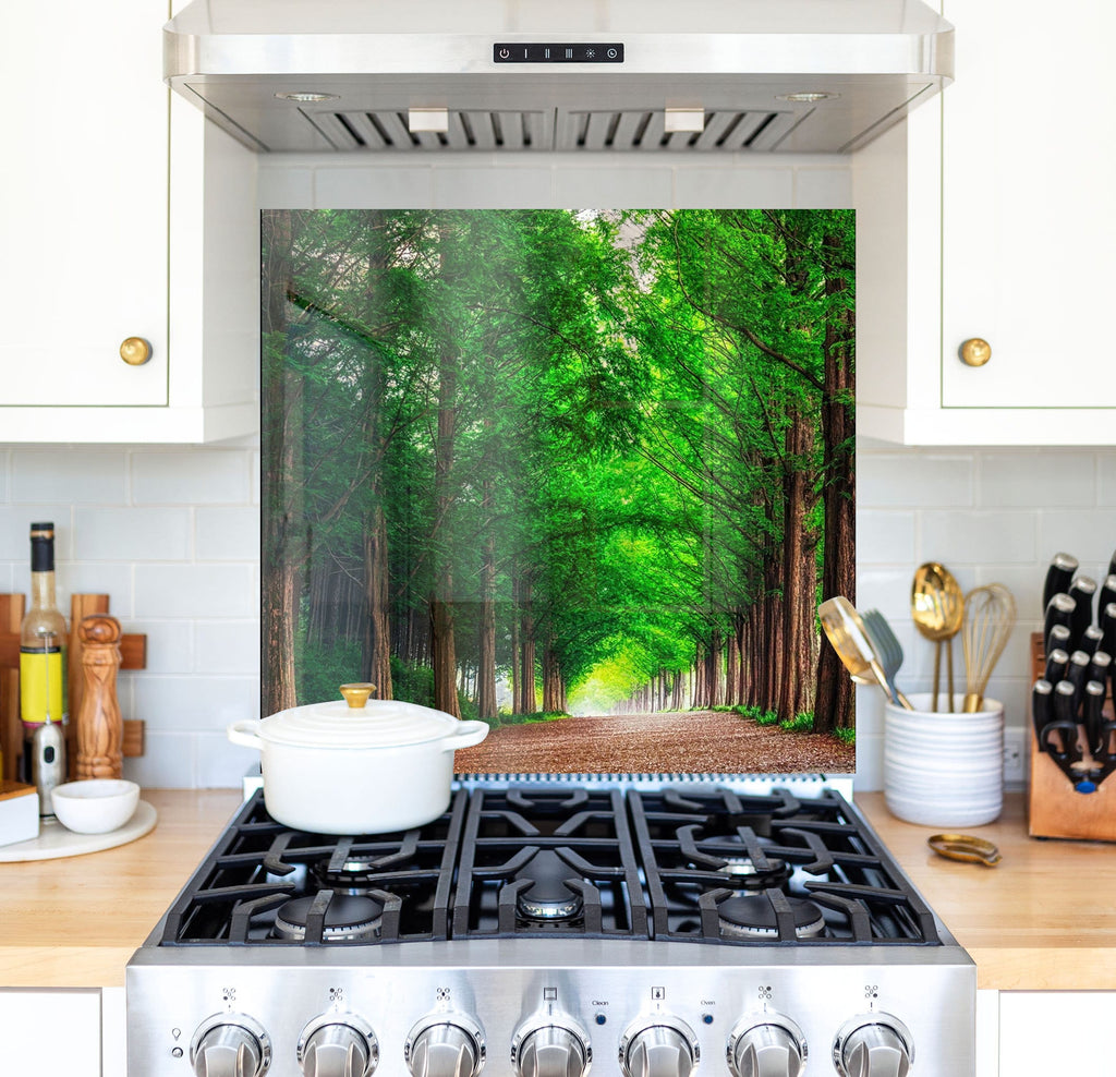 a stove top oven sitting inside of a kitchen