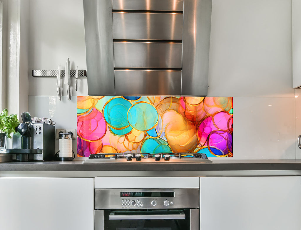 a stove top oven sitting inside of a kitchen