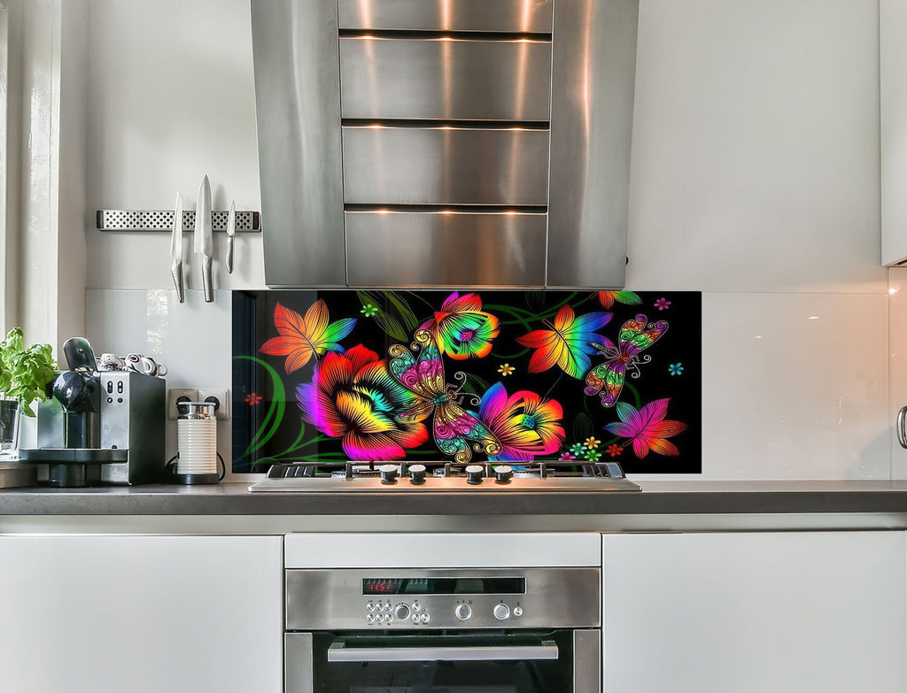 a stove top oven sitting inside of a kitchen