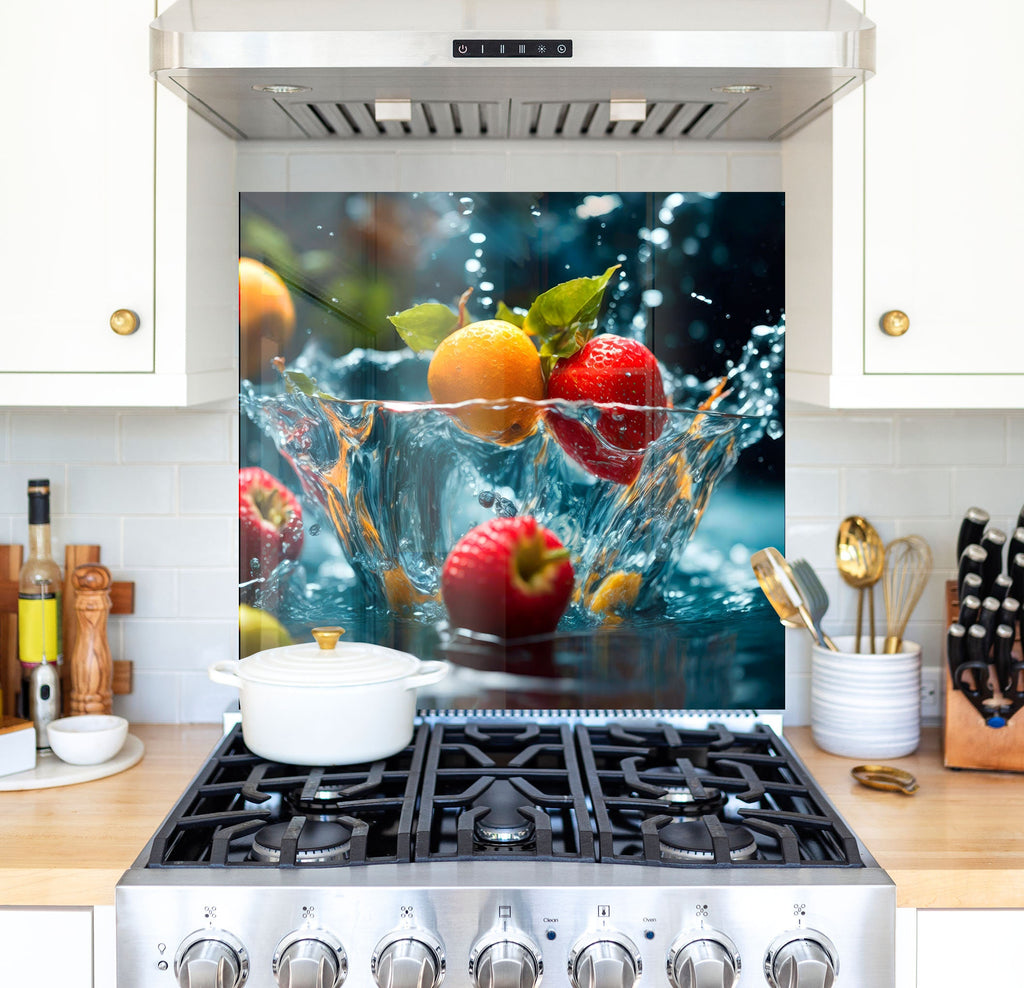 a stove top oven sitting inside of a kitchen