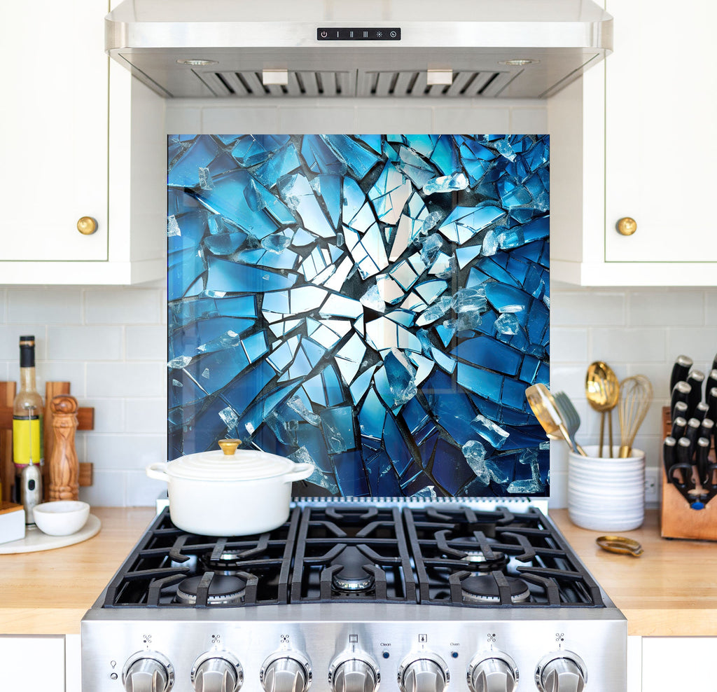 a stove top oven sitting inside of a kitchen