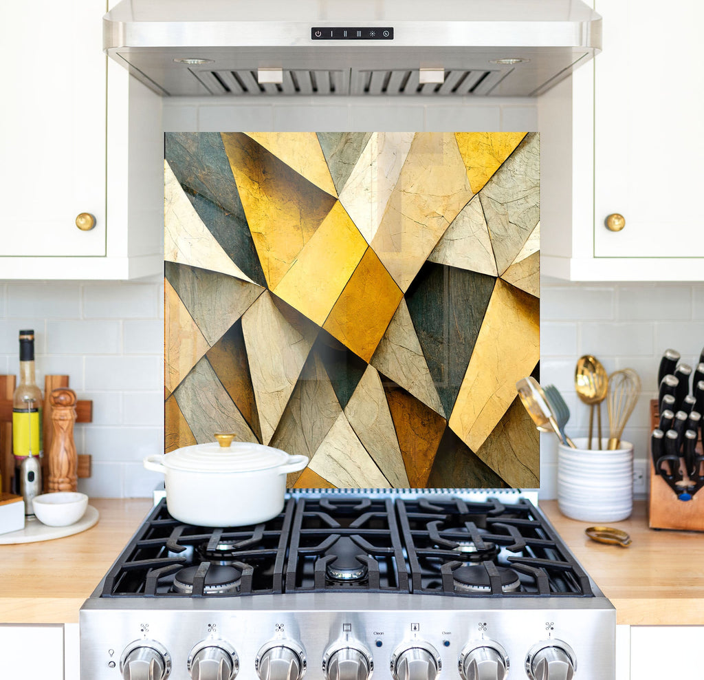 a stove top oven sitting inside of a kitchen