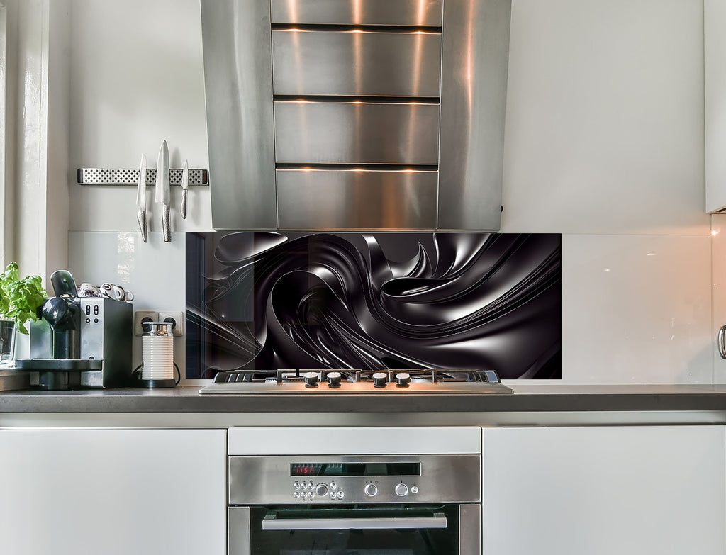 a stove top oven sitting inside of a kitchen