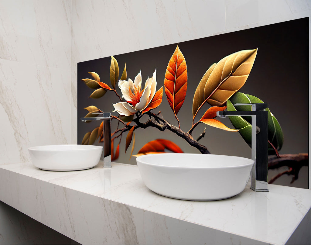 two white bowls sitting on top of a counter