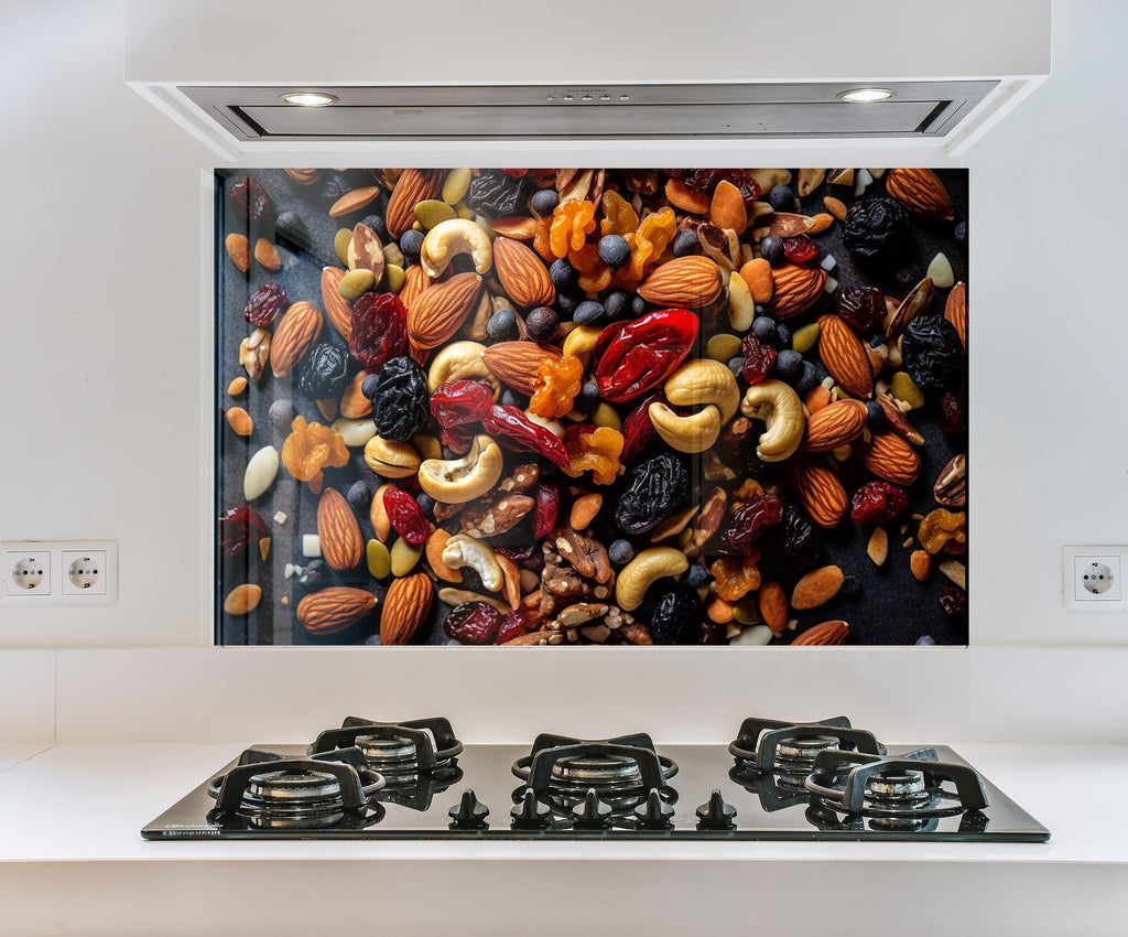 a picture of a bunch of nuts on a stove