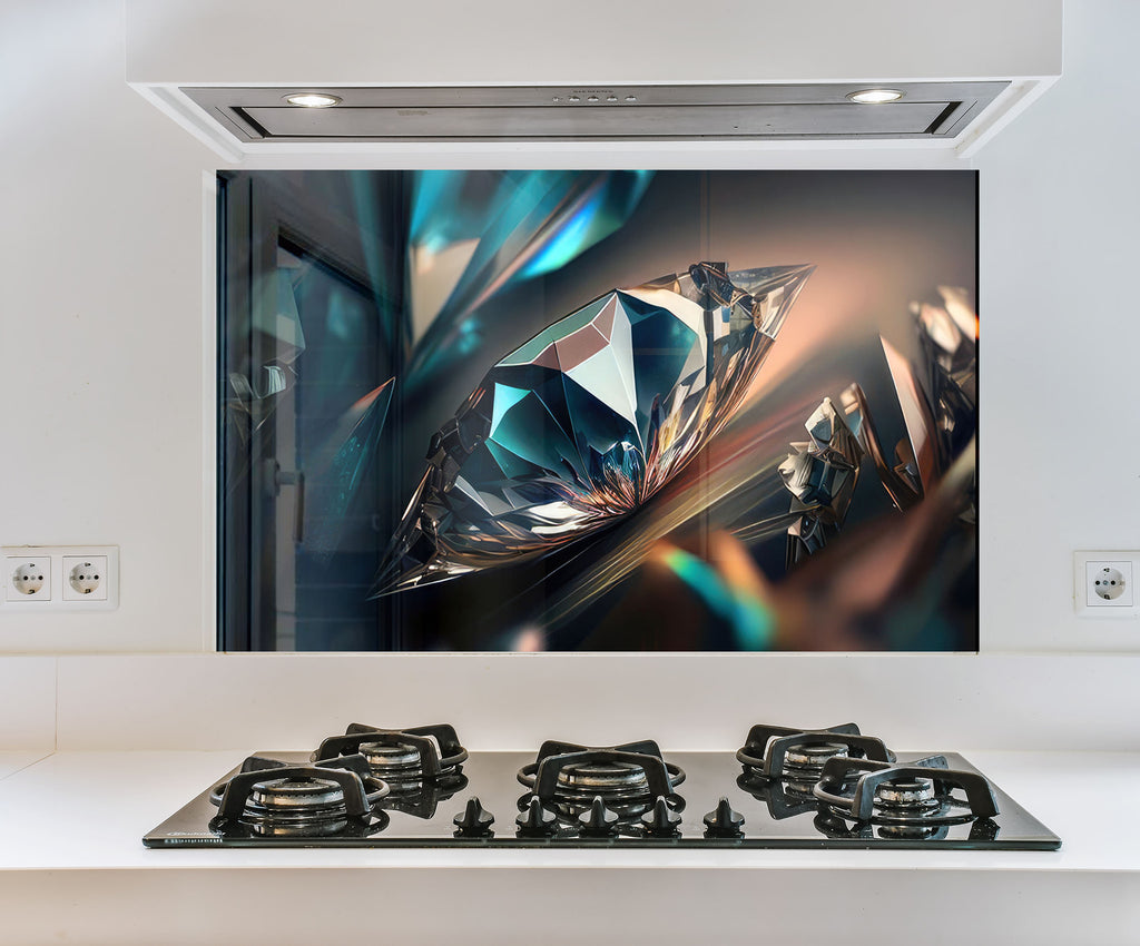 a picture of a kitchen with a stove top