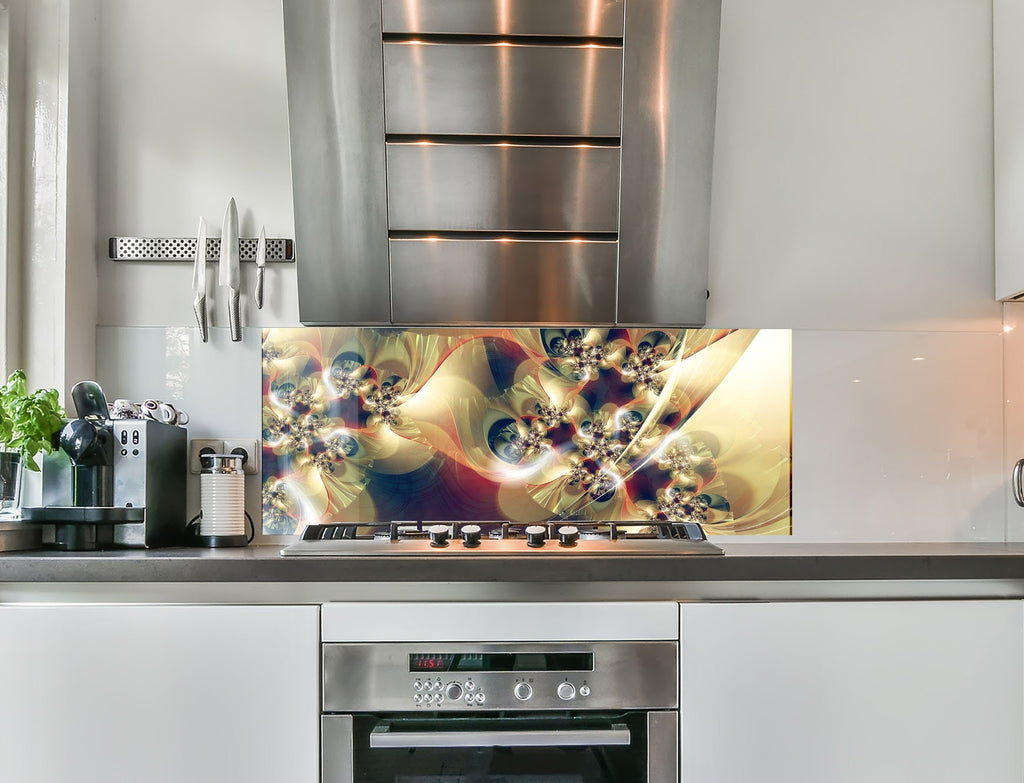 a stove top oven sitting inside of a kitchen