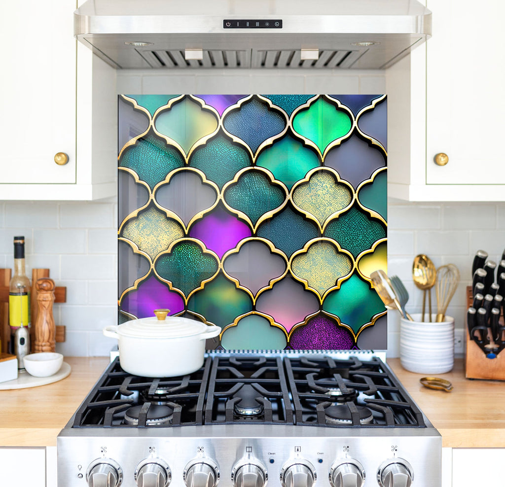 a stove top oven sitting inside of a kitchen