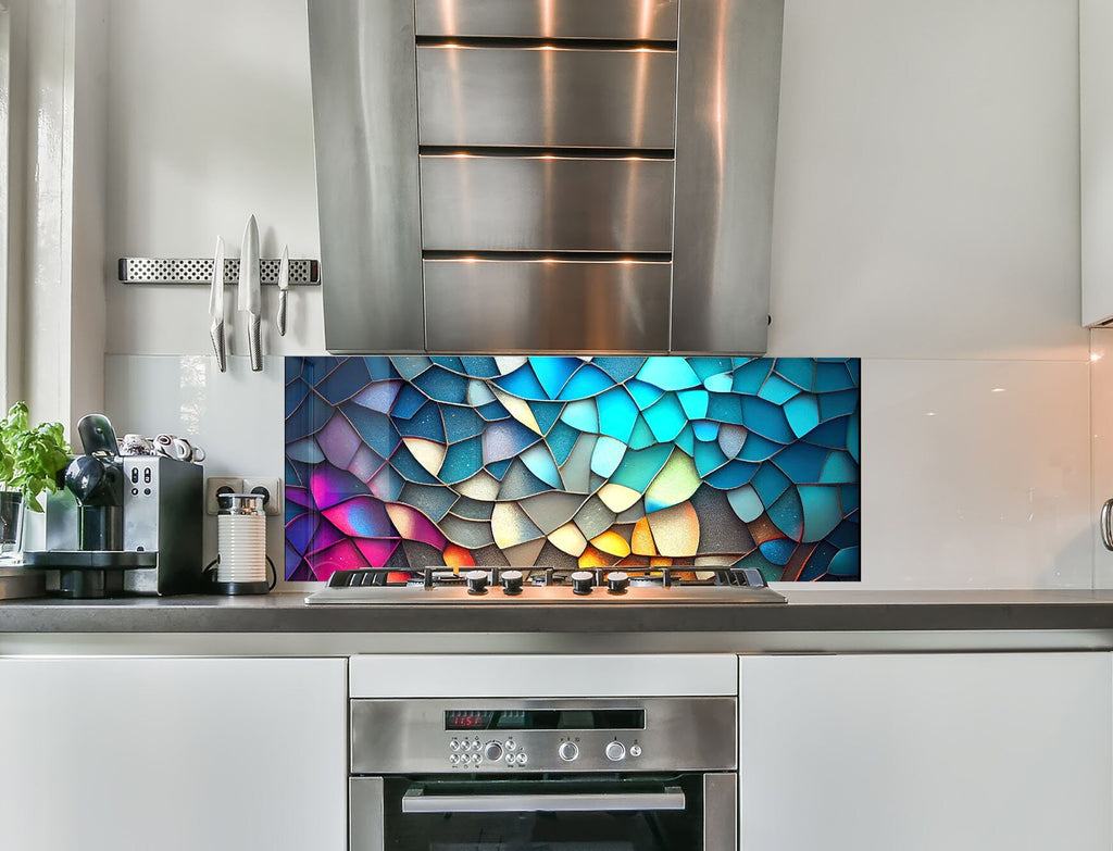 a stove top oven sitting inside of a kitchen