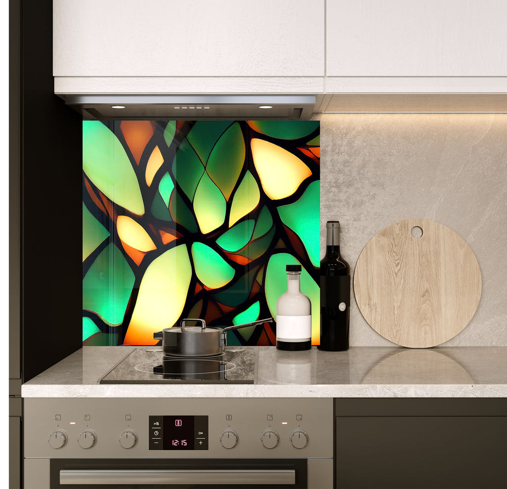 a stove top oven sitting inside of a kitchen