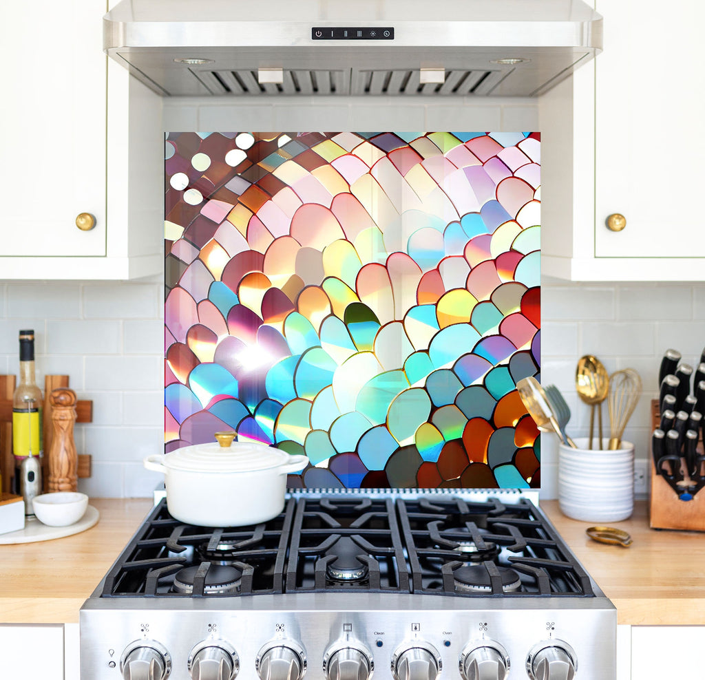 a stove top oven sitting inside of a kitchen