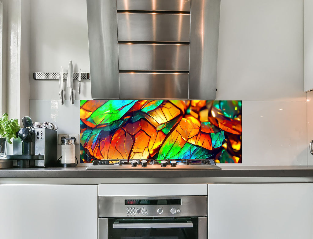 a kitchen with a stove top oven next to a microwave